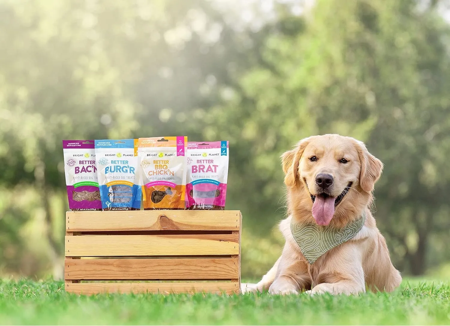 | Plant-Based Vegan Dog Treats - 6oz | Sustainable Natural Clean Label | Low-Calorie Soft Veggie Dog Treats | Made in USA