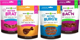 | Plant-Based Vegan Dog Treats - 6oz | Sustainable Natural Clean Label | Low-Calorie Soft Veggie Dog Treats | Made in USA