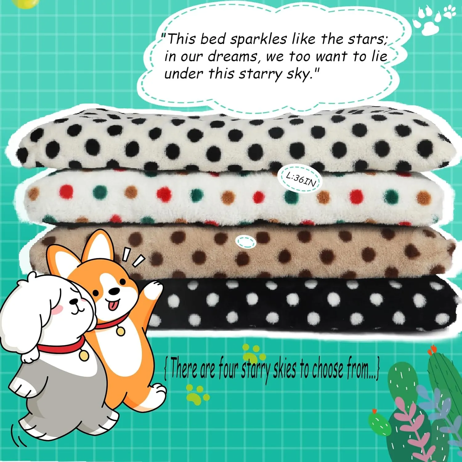 36 Inch Dog Crate Bed Washable Anti-Slip Short Plush Fits Dog Bed 36x23 Crate Beds for Medium Dogs, Camel