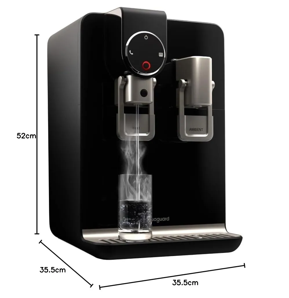 Aquaguard Blaze Insta Hot & Ambient 9-Stage RO, Dual Stainless Steel Tank Water Purifier | RO UV Active Copper Tech | Taste Adjuster | Upto 60% Water Savings | Suitable for all Water Sources