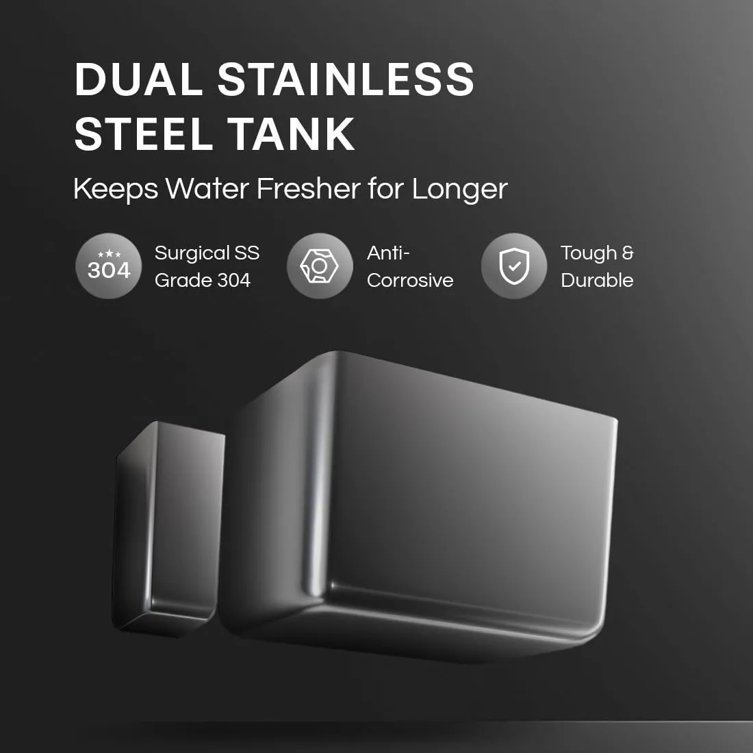 Aquaguard Blaze Insta Hot & Ambient 9-Stage RO, Dual Stainless Steel Tank Water Purifier | RO UV Active Copper Tech | Taste Adjuster | Upto 60% Water Savings | Suitable for all Water Sources