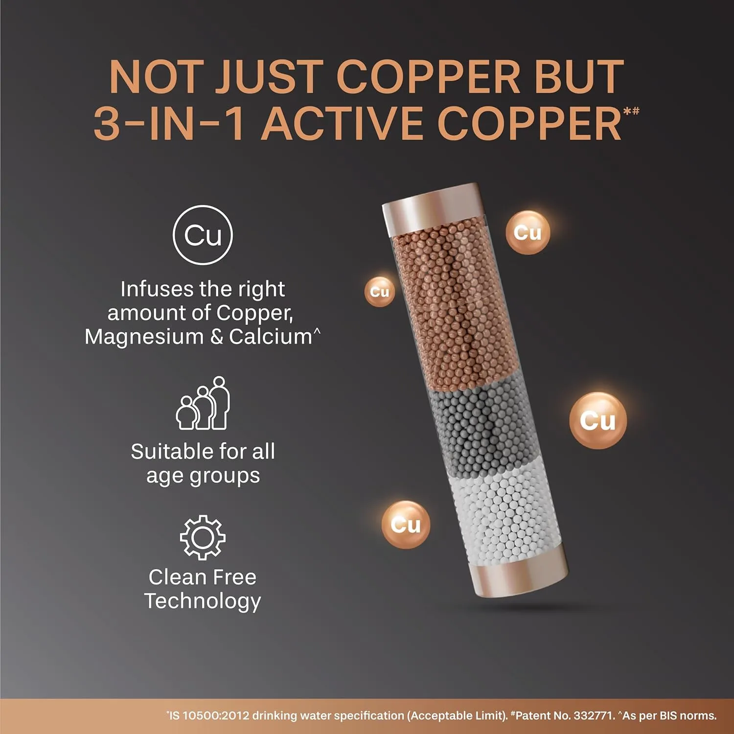 Aquaguard Neo WS 9-Stage Active Copper Tech Water Purifier |  RO UV Active Copper Tech | Suitable for all Water Sources GWPDNCRUM00B00