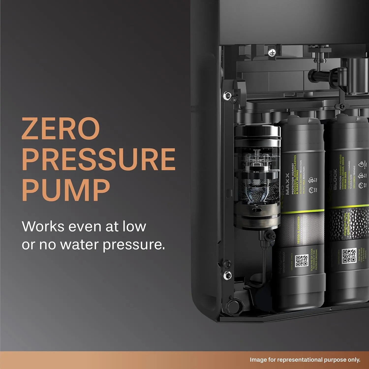 Aquaguard Neo WS 9-Stage Active Copper Tech Water Purifier |  RO UV Active Copper Tech | Suitable for all Water Sources GWPDNCRUM00B00