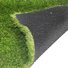 Artificial Grass, Pee Pads with Drain Holes,1.37" Height 4-Tone Realistic PP/PE Grass Mat, Fake Grass Turf for Home/Office/Patios Beach Camping Pets/Dogs (3.3x5ft)