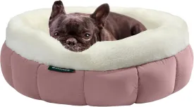 BALANCE Round Cat Beds for Indoor Cats - Donut Dog Beds for Small Dogs, Washable Pet Bed for Puppy and Kitten with Anti-Slip Bottom