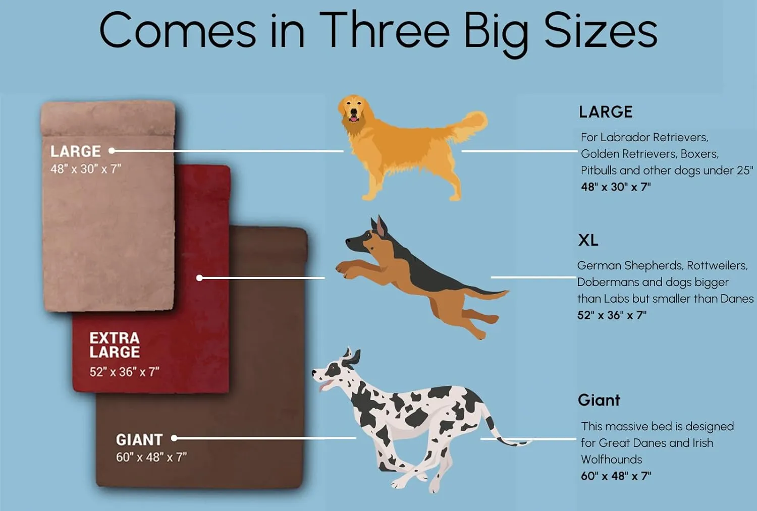Barker Beds Headrest Extra Large Dog Bed (XL, Chocolate)  7" Thick Soft & Comfortable Orthopedic Cushion  XL Dog Bed  Washable Microsuede Cover  Made in USA