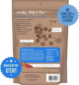 Buddy Biscuits Trainers 10 oz. Pouch of Training Bites Soft & Chewy Dog Treats Made with Bacon Flavor (Pack of 2)