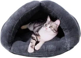 Cat Cave Small Dog Bed Cave Self Warming Cat Bed Fleece Cat Bed Cave Dog Cave Warm Pet Cave for Indoor Small Dogs and Cats