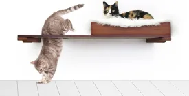 Catastrophic Creations The Nest Cat Bed  Modern Cat Bed  Bamboo Bed for Cats  Warm & Plush Pet Bed  Modular Cat Beds for Indoor Cats  Faux Fur Nap Cat Bed