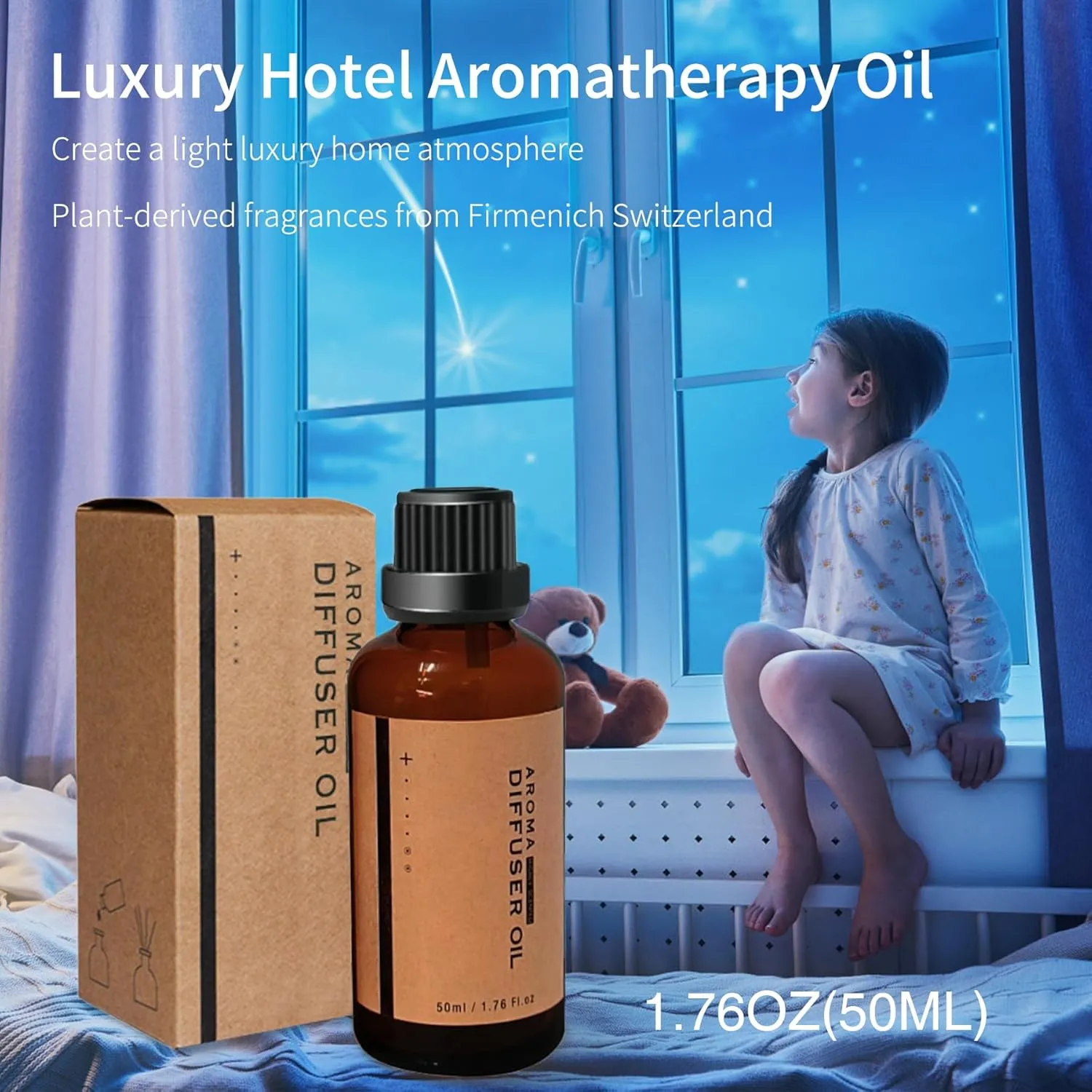 Diffusers For Home 360ML,Volcano Diffuser/Humidifier,Volcano and Flame 2 Air Mist,Essential oil diffuser with 7 Colorful Light Change,Included 50ML Hotel Collection diffuser Oil For Largeroom, Bedroom
