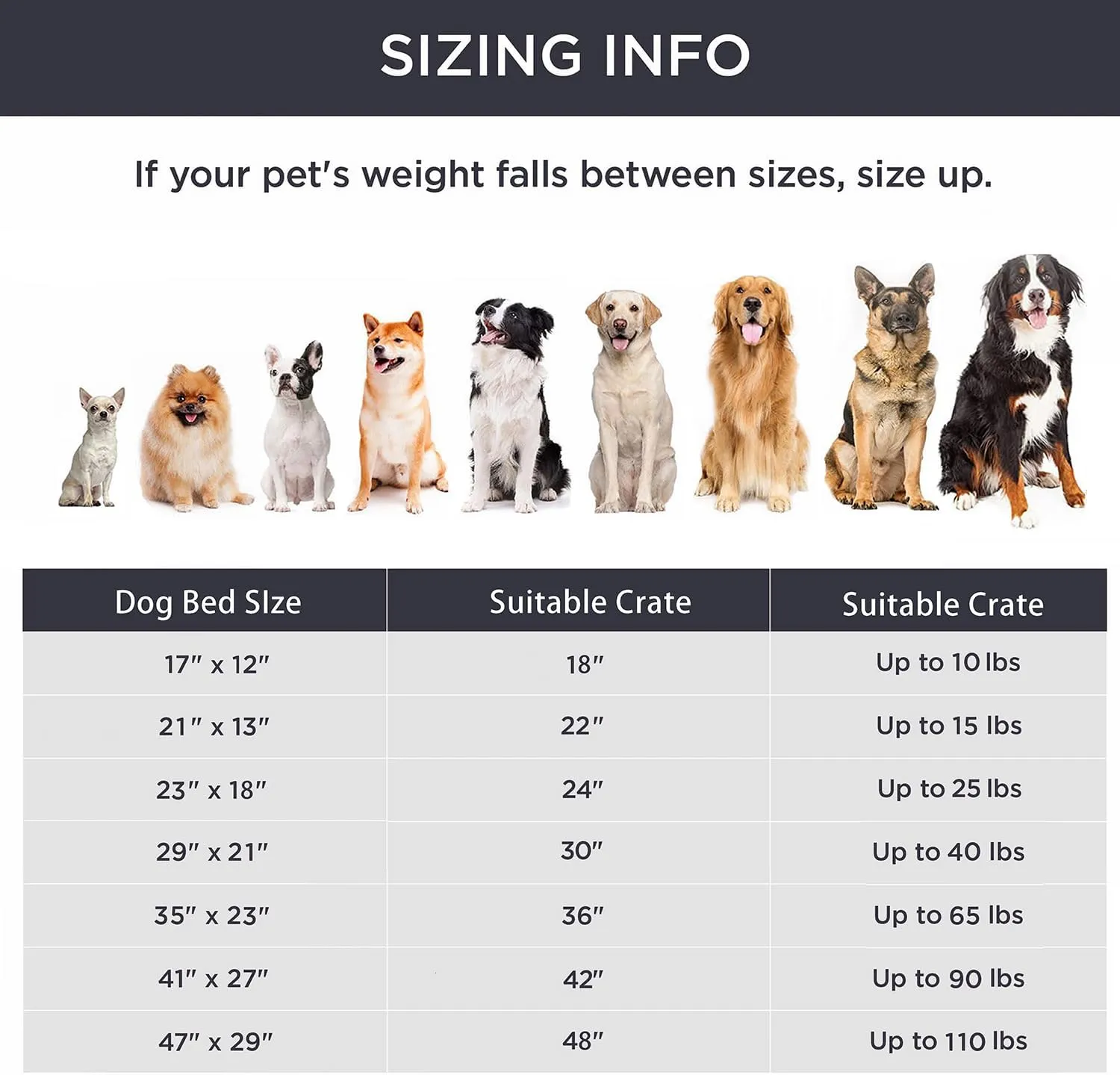 Dog Beds Crate Pad for Medium, Large Dogs, Deluxe Rose Plush Cat Sleeping Mats, Fits Crate Kennel Cage, Anti-Slip Pets Pillow, Washable Ultra Soft Fluffy Dog Bed for Crate (35"x23"Grey)