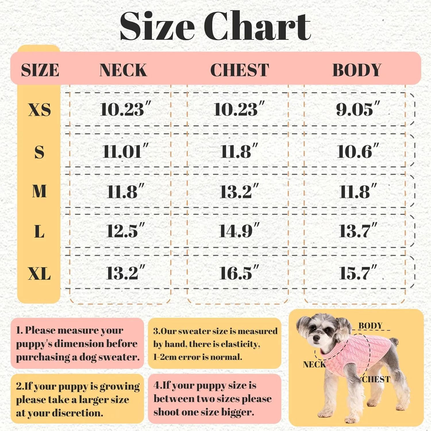 Dog Sweater, Black M Pullover Sweater, Turtleneck Knitwear, Puppy Outfits for Small and Medium Dogs, Warm Clothes for Bulldog, Poodle, Yorkshire etc.