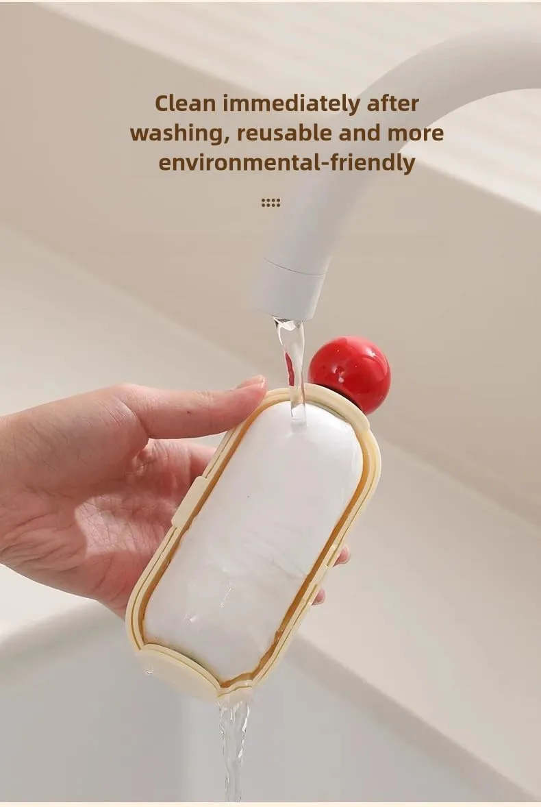Enjoy Lint Roller, Enjoy Sticky Lint Roller, 2 In1 Washable Lint Remover, Portable Reusable Mini Lint Roller Pet Hair Remover, Sticky Lint Roller Ball for Clothes, Furniture, Dog & Cat Hair (4pcs)