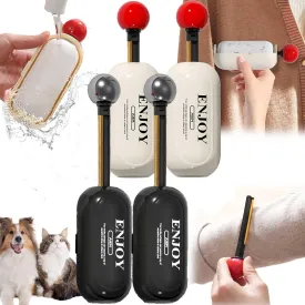 Enjoy Lint Roller, Enjoy Sticky Lint Roller, 2 In1 Washable Lint Remover, Portable Reusable Mini Lint Roller Pet Hair Remover, Sticky Lint Roller Ball for Clothes, Furniture, Dog & Cat Hair (4pcs)