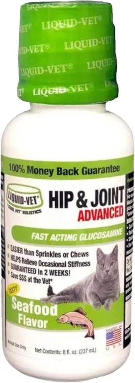 Feline Hip & Joint Advanced Formula, Seafood Flavor, 8 oz