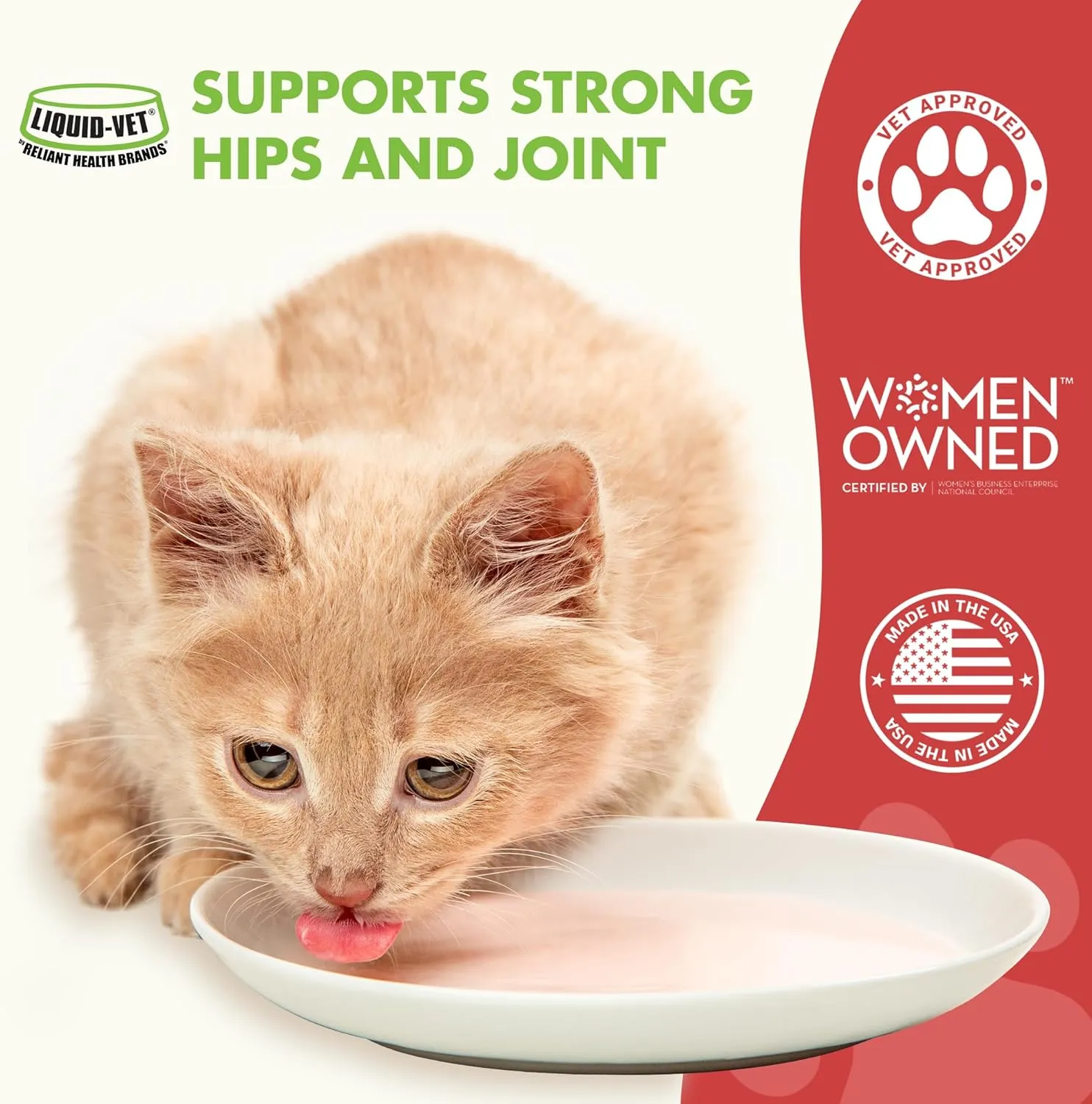 Feline Hip & Joint Advanced Formula, Seafood Flavor, 8 oz