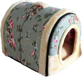 for Bed House Cave Self Warming for Cubby Enclosed for Cats Kittens Smal Bed Houses for Outdoor Cats, GN
