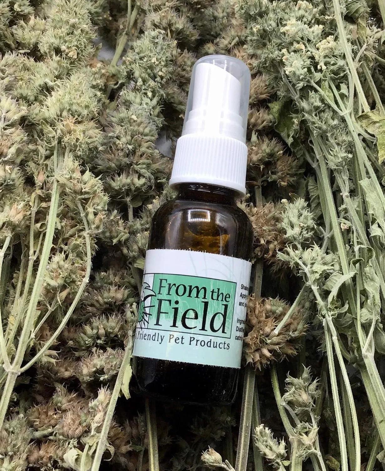 from The Field | Catnip Spray Rejuvenator | Potent Catnip Essential Oil for Cats | Revives Toys & Scratching Posts | Mess-Free & All-Natural | USA-Made, Safe & Non-Toxic | 1 oz Bottle