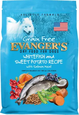 Grain-Free Whitefish & Sweet Potato with Salmon Dry Dog Food 30 Lbs