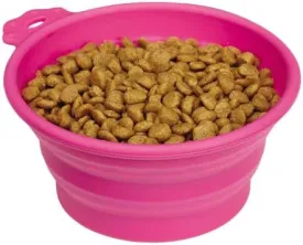 Guardian Gear Bend-A-Bowl Collapsible Bowls, Small, Pink