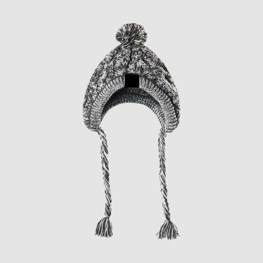 HDKUW Dog Winter Hat with Ear Holes, Pet Hat Knitted Windproof Cap for French Bulldog Small Medium Dog (M)