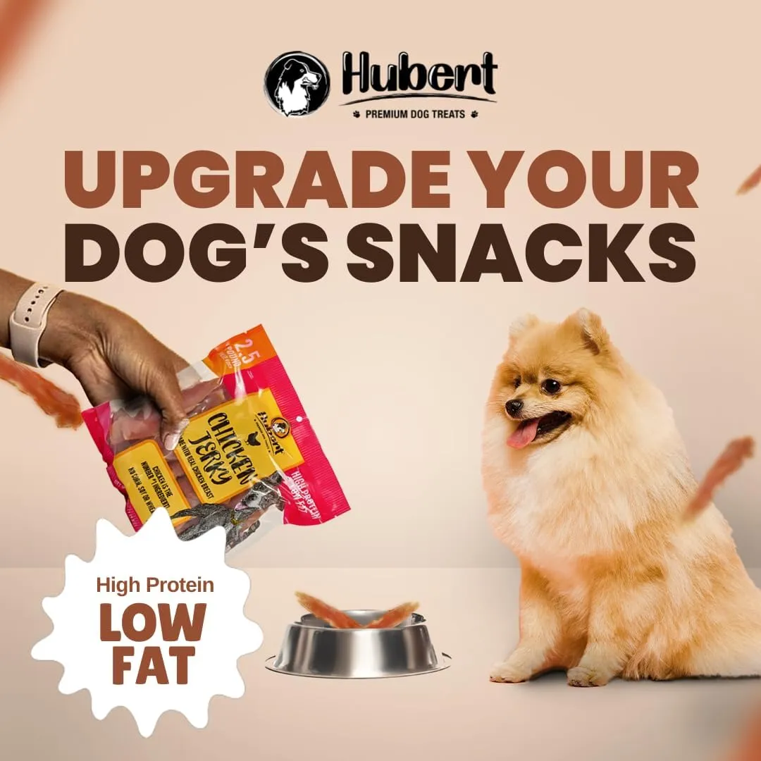 Hubert Pet Premium Sweet Potato Fries Dog Treats, Single-Ingredient & Vegan, All-Natural for All Breeds, No Additives  1 lb Bag