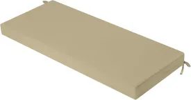 idee-home Outdoor Bench Cushion Waterproof, Bench Cushions for Outdoor Furniture, Patio Porch Swing Replacement Seat Pad with Ties for Garden Backyard, 59 x 18 Inch