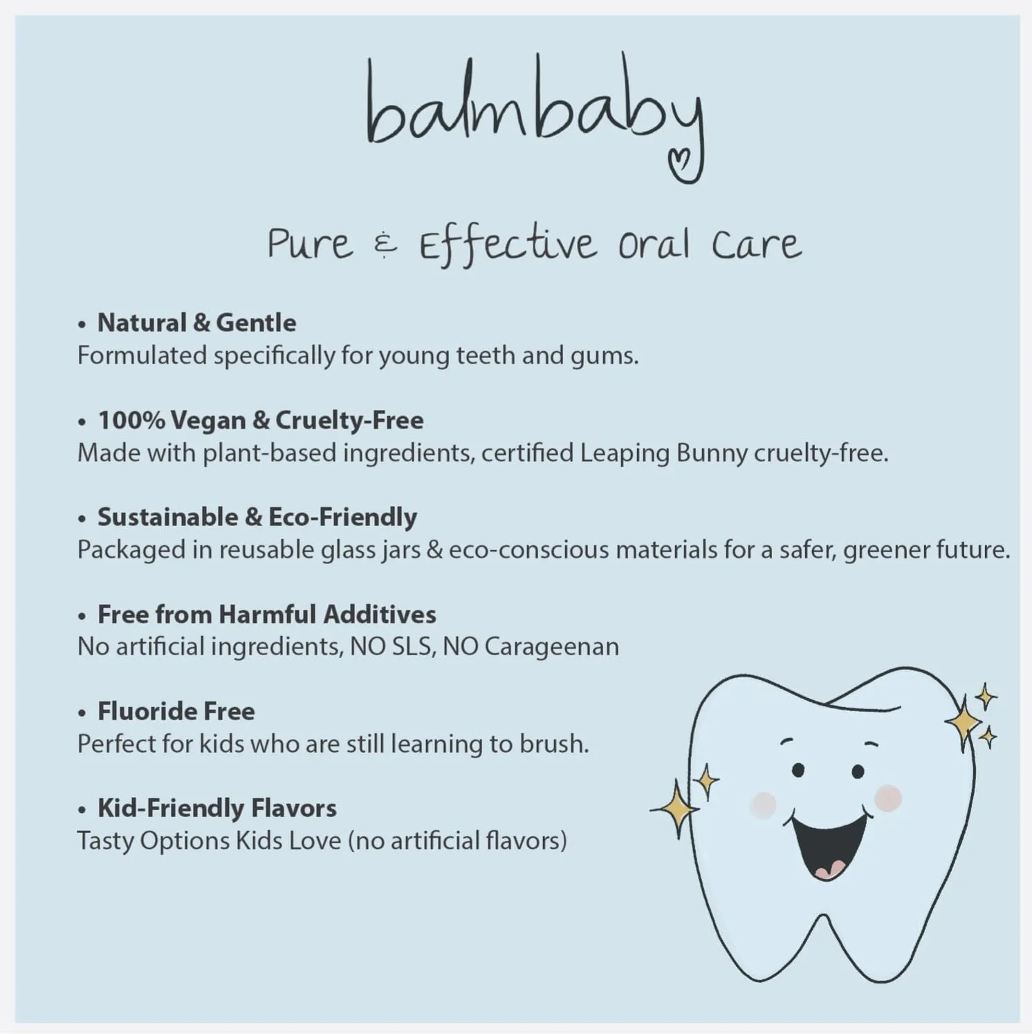 Kids All Natural Fluoride Free Toothpaste with Xylitol, SLS Free, Vegan, Gluten Free, BPA Free, Zero Waste, Mint, 2 fl oz