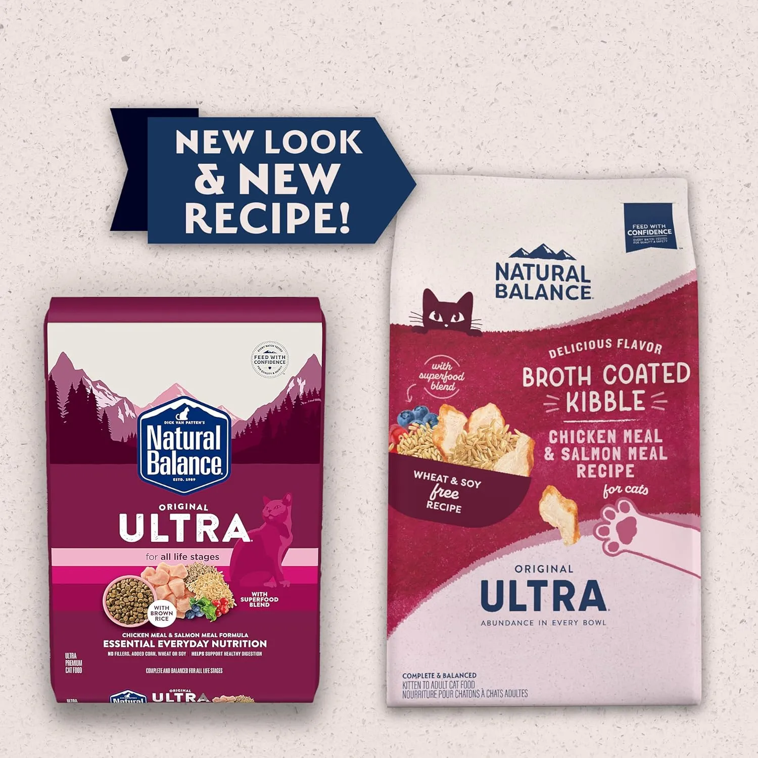 Natural Balance Original Ultra Dry Cat Food, Chicken Meal & Salmon Meal Recipe, Whole Body Health for Kittens to Adult Cats, 6 Pound (Pack of 1)