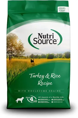 NutriSource Turkey & Rice Dog Food 5lb