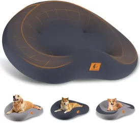 Orthopedic Dog Beds for Large/Medium Dogs, 9'' Thick Pure Memory Foam Dog Bed with Removable Washable Cover, Waterproof Couch Pet Bed, 60D High Density, Chewproof, Easy Clean, Dark Grey
