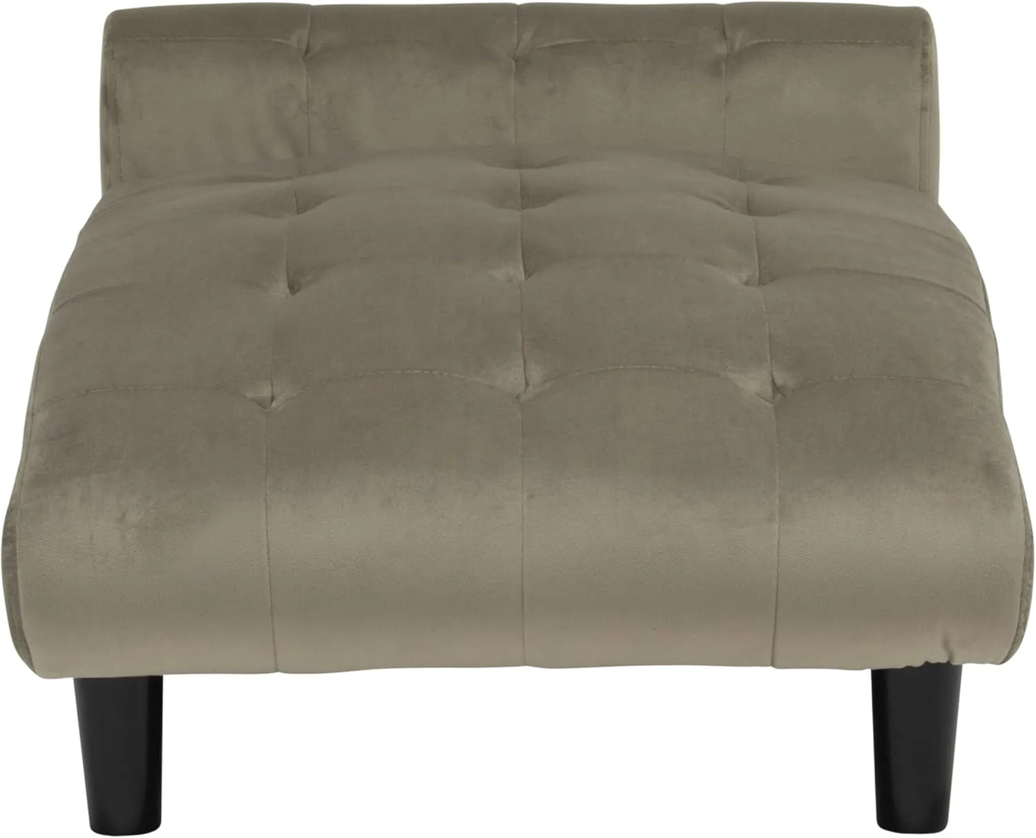 Paws & Purrs Modern 21" Pet Chaise Lounge Sofa for Small to Medium Dogs & Cats  Stylish Durable Dog Couch - Easy to Clean Bed- Ash