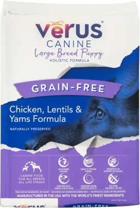 Pet Foods Dry Dog Food Grain-Free Chicken, Large Breed Puppy Formula 12lb Bag