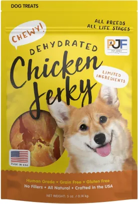 Pet Jerky Factory Premium Whole Muscle Chicken 5 oz. Dog Jerky Treats | 100% Human Grade | USA Made | High Protein | Grain Free | Limited Ingredients | No Filler | BHA-BHT Free | Chewy Texture