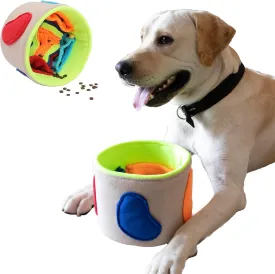 Pet Snuffle Mat in Another Form, Dog Slow Feeder Bowl with Non-Slip Bottom, Snuffle Mat for Dogs Encourages Natural Foraging Skills, Interactive Feed Game for Boredom