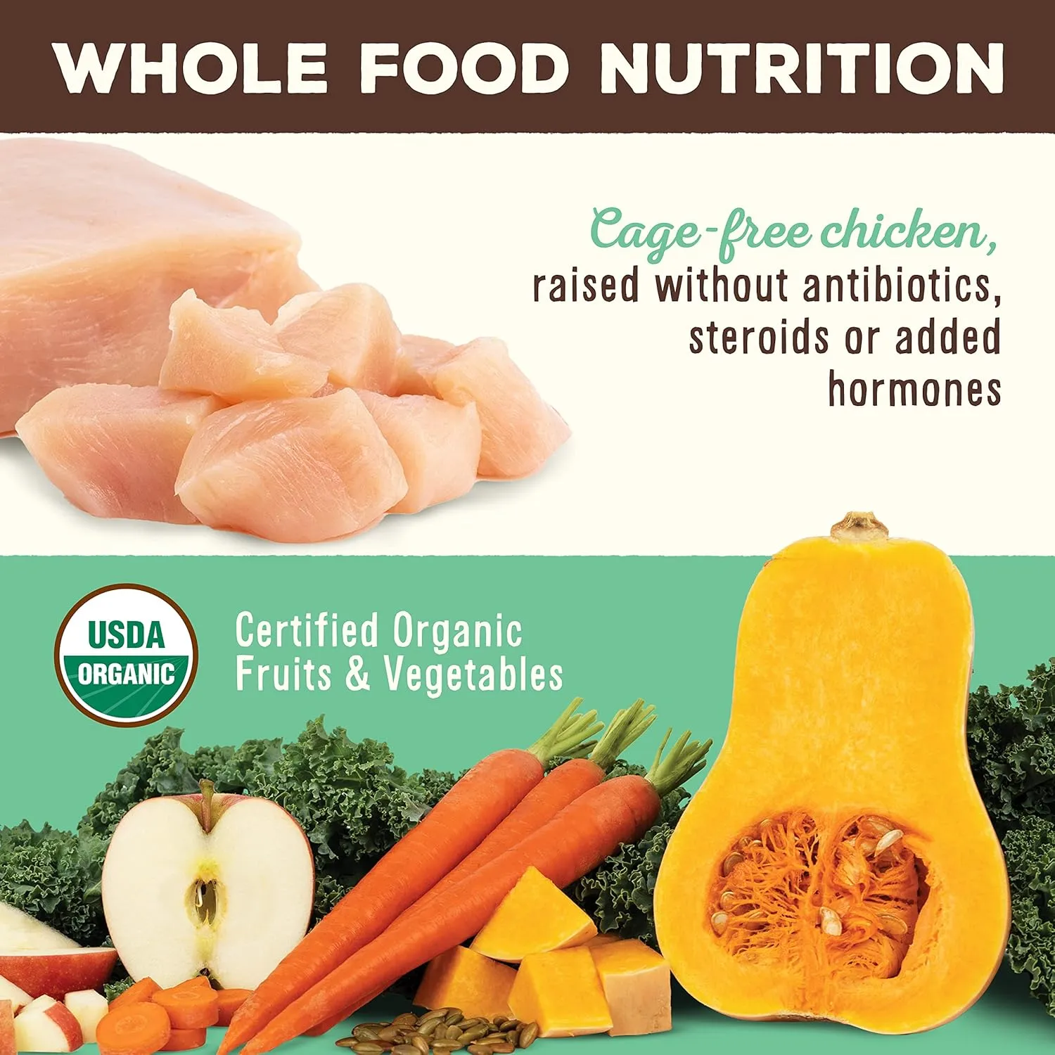 Primal Freeze Dried Dog Food Nuggets, Chicken, Complete & Balanced Meal, Also Use as Topper or Treat, Premium, Healthy, Grain Free, High Protein Raw Dog Food, 14 oz (Pack of 4)