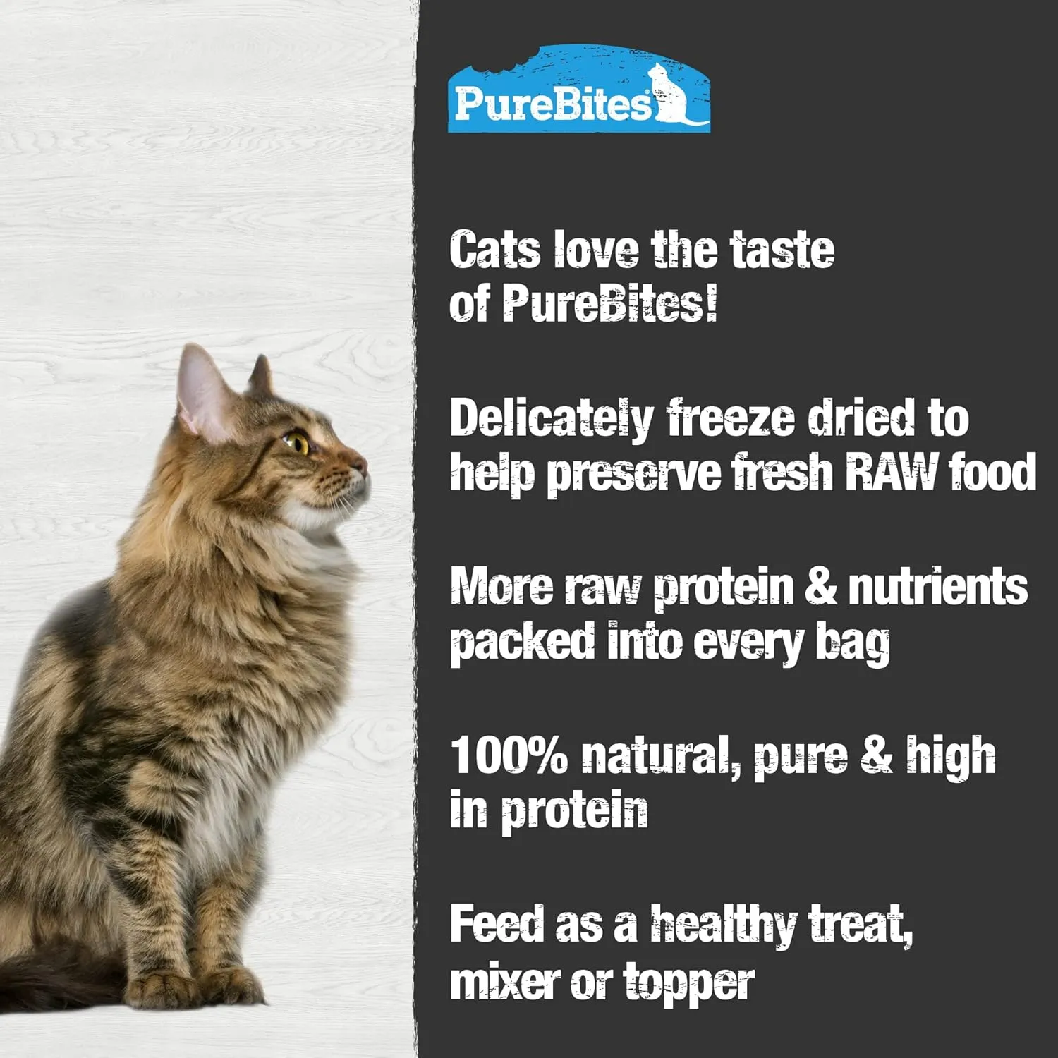 PureBites Tuna Freeze Dried Cat Treats, 0.88Oz | 25G - Value Size