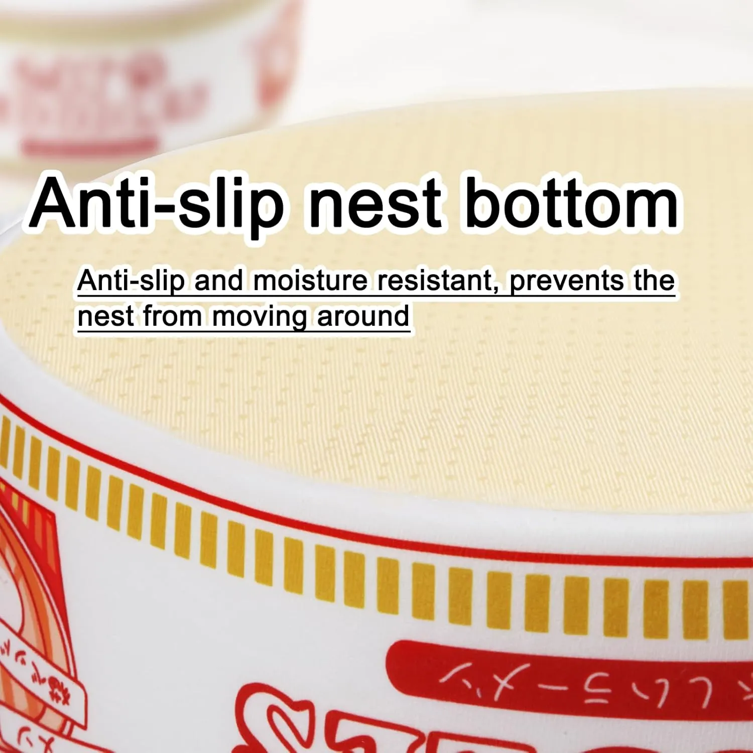  Ramen Noodle Dog & Cat Bed,Keep Warm and Super Soft Creative Pet Nest for Indoor Cats,Removable Washable Cushion for Small Medium Large Dogs and Cats