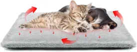 Self Warming Cat Heating Pad Cat Dog Bed 25'' x 18.5'' Mat Extra Warm Thermal Pet Pad Non-Slip Bottom Washable for Indoor Outdoor Pets