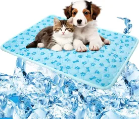 SHEJIZE Dog Cooling Mat Self-Cooling Mat for Dogs and Cats Non-Slip Pet Cool Pad Dog Sleeping Pad Summer Blanket for Pets Foldable Washable for Kennel, Travel, Bed, Cars, Indoor and Outdoor Use