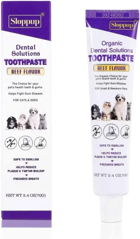 Toothpaste | Teeth Cleaning and Fresh Breath Dental Care for Birman Cat Kittens and Adult Cats | Soothes Inflamed Gums | Safe for Puppies | Vet Formulated 1 Pack (2.4 OZ)