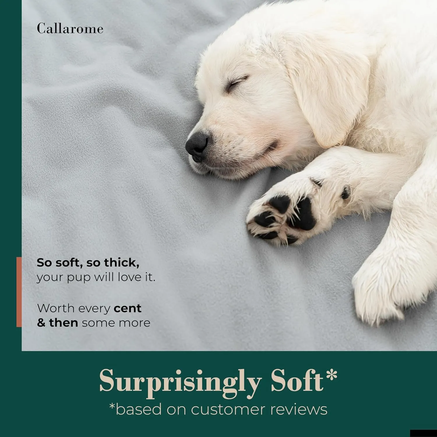 Waterproof Blanket for Bed - Large Waterproof Dog Blanket - Soft Reversible Furniture Protector for Pets & Home, Ideal for Bed, Couch, or Dog Crate - Grey 60"x80"