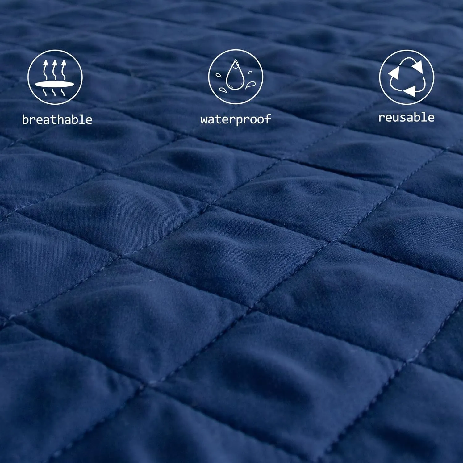 Waterproof Dog Couch Cover Pet Blanket, Dog Bed Cover Blanket for Couch with Anti-Slip Back for Furniture Bed Sofa, Washable Sofa Protector for Pet, 30" x 70", Navy Blue