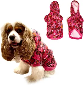 Zipper Puffer Dog Winter Coat: Warm Windproof Waterproof Dog Jacket, Zipper Puffer Cold Weather Pet Apparel with 3layers Fleece Lined for Small Dogs(Medium, Red Camouflage)